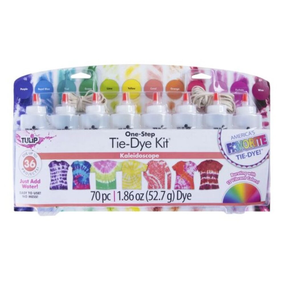 Tulip One-Step Tie-Dye Kit Kaleidoscope ~ 12 Colors Tie Dye